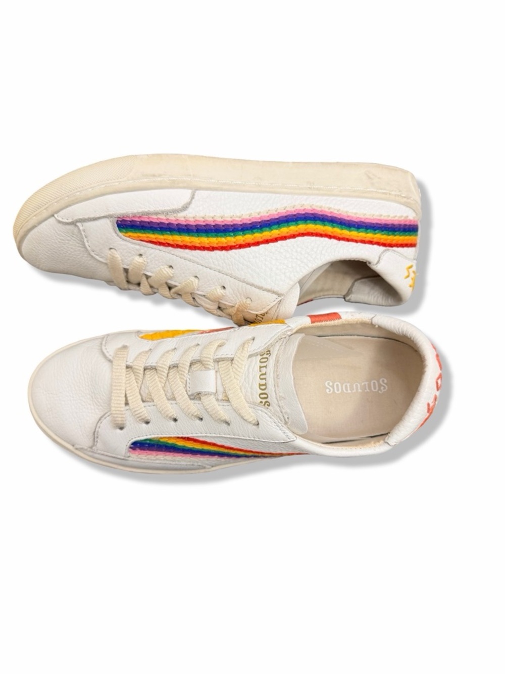 Soludos Rainbow Wave Sneaker Size 7 - Picture 7 of 11